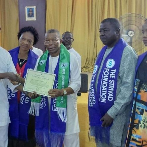 TSF President, Iro Receives NUJ prestigious award, conferred as NUJ Life Patron